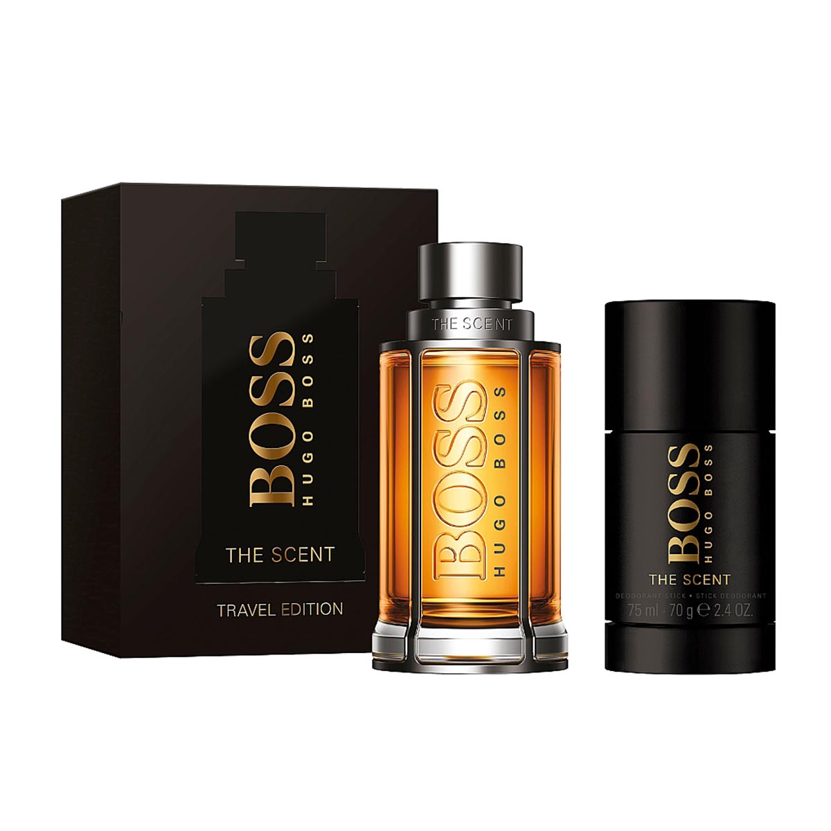 Hugo Boss The Scent Eau De Toilette Travel Edition 100Ml Vaporizador + Desodorante Stick 75Gr
